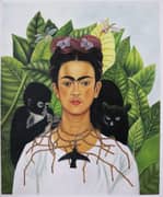 Frida Kahlo, Self Portrait with Necklace of Thorns 1940
