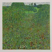 Gustav Klimt, Blooming Field 1909