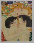 Gustav Klimt, Mother and Child Twins