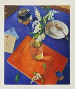 Kuzma Petrov-Vodkin, Bird Cherry in Glass