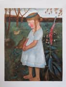 Paula Modersohn-Becker, Elsbeth in the Brunjes Garden 1902