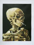 Vincent van Gogh, Head of a Skeleton with a Burning Cigarette