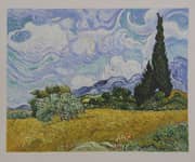 Vincent van Gogh, Wheat Field with Cypresses 1889