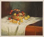Claude Monet, Basket with Apples and Grapes 2879