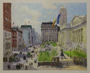 Colin Campbell Cooper, New York Public Library 1915