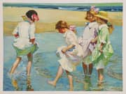 Edward Henry Potthast, Children on the Beach 1910