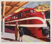 Edward Hopper, American Locomotive 1944