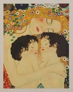Gustav Klimt, Mother and Child twins