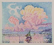 Paul Signac, The Pink Cloud Antibes 1916