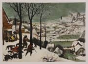 Pieter The Elder Bruegel, The Hunters in the Snow Winter