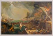Thomas Cole The Course of Empire Destruction 1836