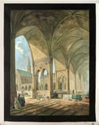 Hubert Robert The Cloister of the Augustinian Nuns c1754