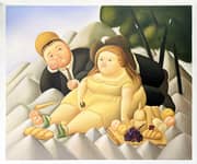 Fernando Botero Picnic in The Mountains 1966