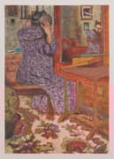 Edouard Vuillard Woman Arranging Her Hair 1900