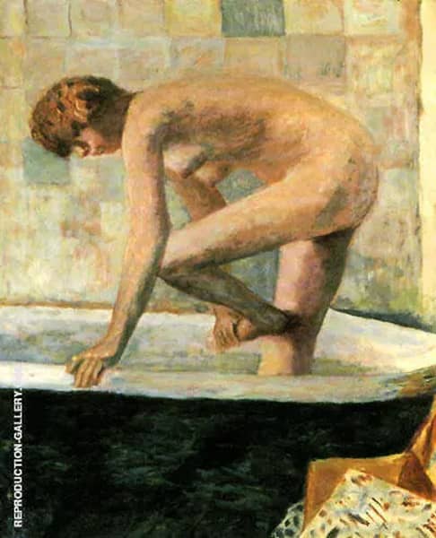 Pink Nude in the Bathtub 1924 | Oil Painting Reproduction