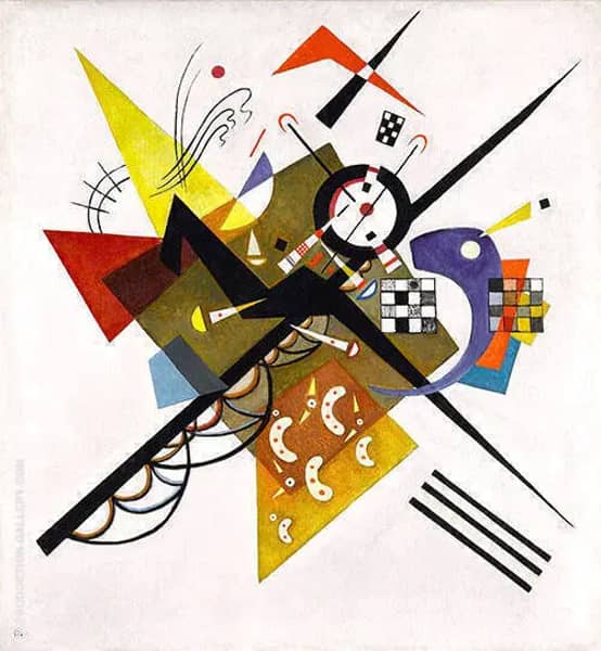 On White II 1923 by Wassily Kandinsky | Oil Painting Reproduction