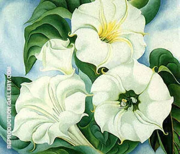Jimson Weed 1936 by Georgia O'Keeffe | Oil Painting Reproduction