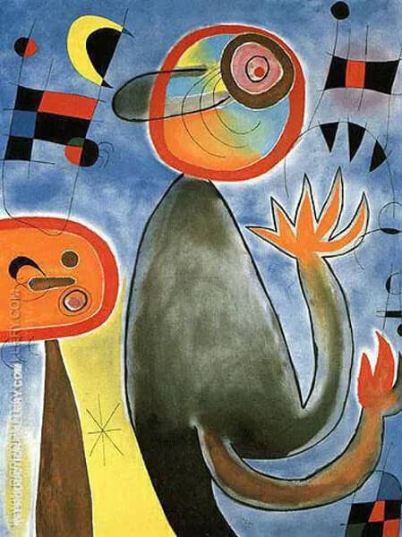 Ladders Cross the Blue Sky in a Wheel of Fire 1953 | Oil Painting Reproduction