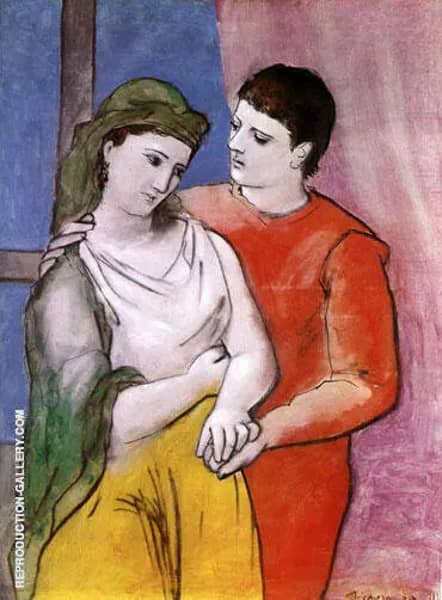 The Lovers 1923 by Pablo Picasso | Oil Painting Reproduction