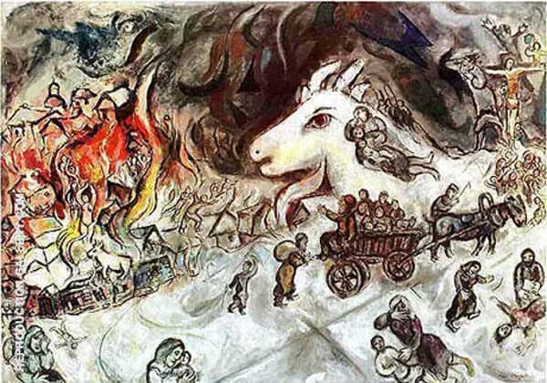 Krieg by Marc Chagall | Oil Painting Reproduction