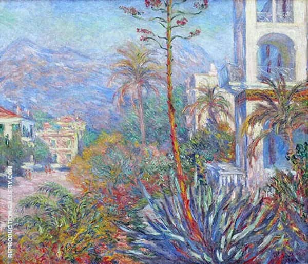 Villas at Bordighera 1888 by Claude Monet | Oil Painting Reproduction