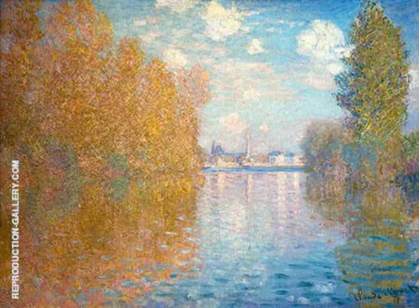 Autumn Argentuil 1873 by Claude Monet | Oil Painting Reproduction