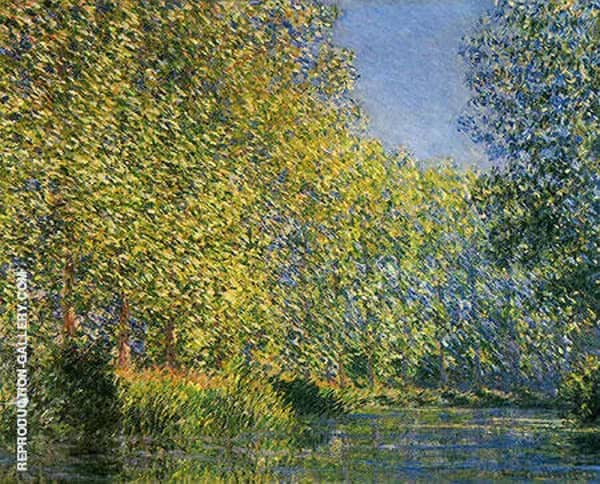 Bend in the Epte River by Claude Monet | Oil Painting Reproduction