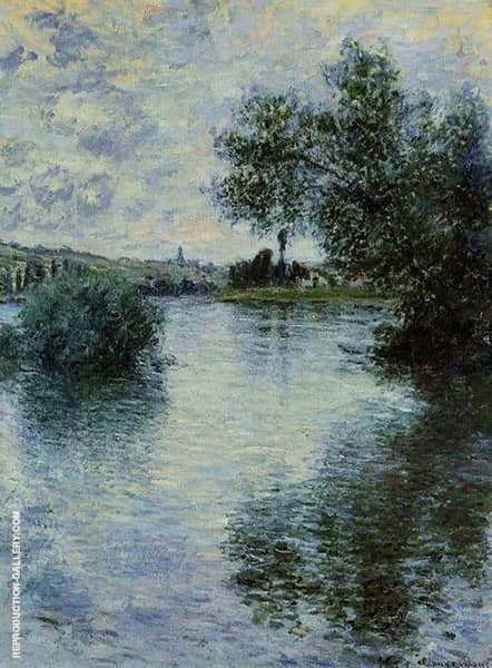 The Seine at Vetheuil by Claude Monet | Oil Painting Reproduction