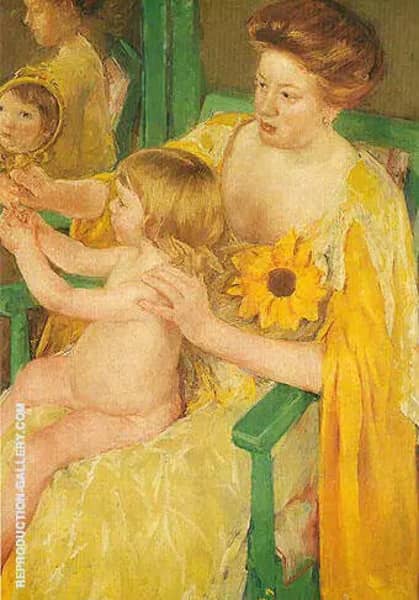 Mother and Child 1905 by Mary Cassatt | Oil Painting Reproduction