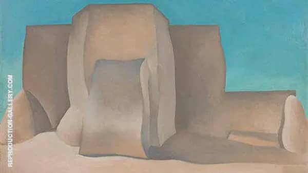 Ranchos Church c1930 by Georgia O'Keeffe | Oil Painting Reproduction