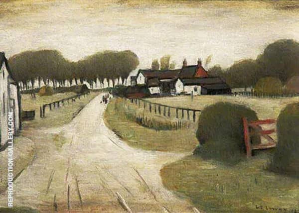 Regent Street Lytham 1922 by L-S-Lowry | Oil Painting Reproduction