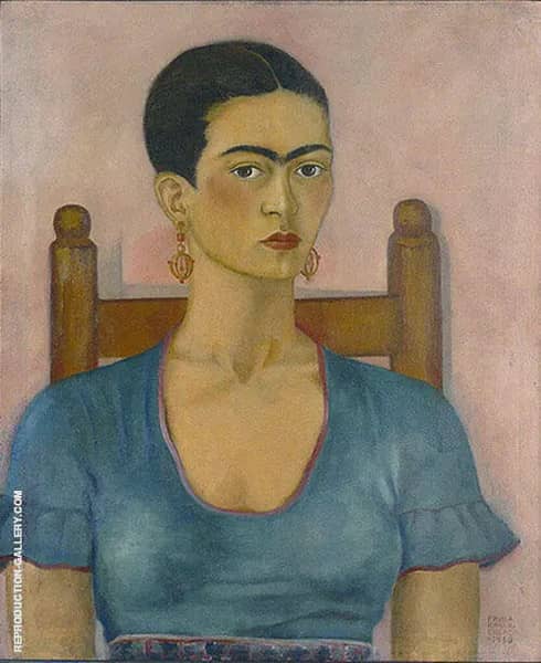 Self Portrait 1930 by Frida Kahlo | Oil Painting Reproduction
