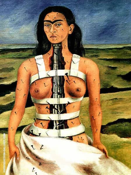 The Broken Column 1944 by Frida Kahlo | Oil Painting Reproduction