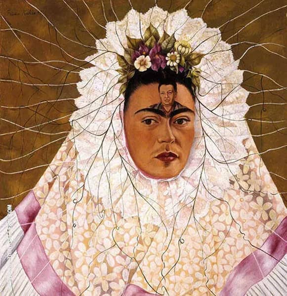 Self Portrait as a Tehuana by Frida Kahlo | Oil Painting Reproduction