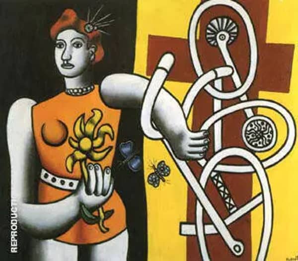 Big Julie 1945 by Fernand Leger | Oil Painting Reproduction