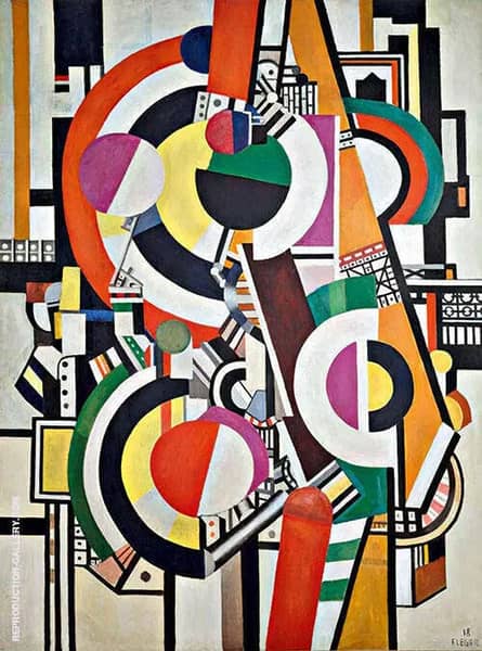 The Disks 1918 by Fernand Leger | Oil Painting Reproduction