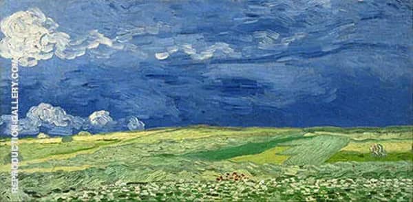 Wheatfield under Thunderclouds 1890 | Oil Painting Reproduction