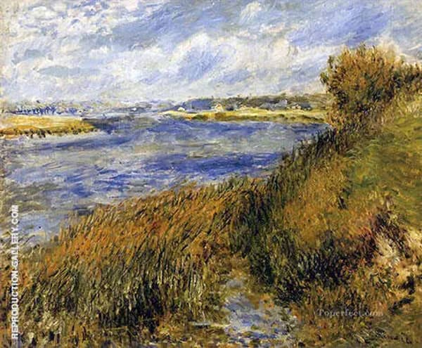 Banks of the Seine a Champrosay 1876 | Oil Painting Reproduction