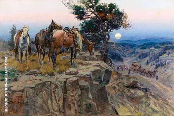 Innocent Allies Unscheduled Stop 1913 | Oil Painting Reproduction