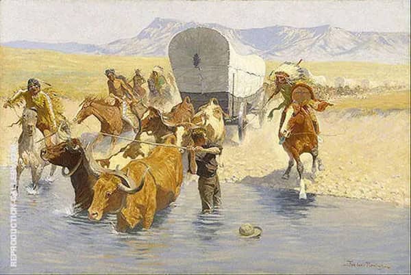 The Emigrants 1901 by Frederic Remington | Oil Painting Reproduction