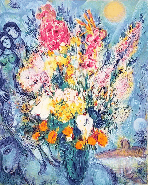 Bouquet de Fleurs by Marc Chagall | Oil Painting Reproduction