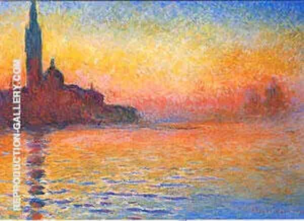 Maggiore at Twilight by Claude Monet | Oil Painting Reproduction