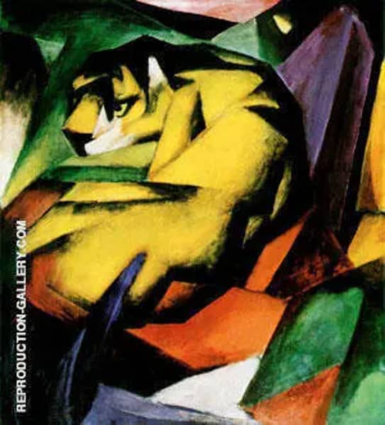 Tiger by Franz Marc | Oil Painting Reproduction