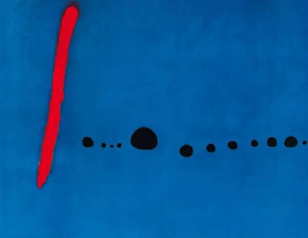 Blue II by Joan Miro | Oil Painting Reproduction