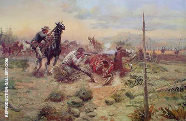 When Horse Flesh Comes High | Oil Painting Reproduction