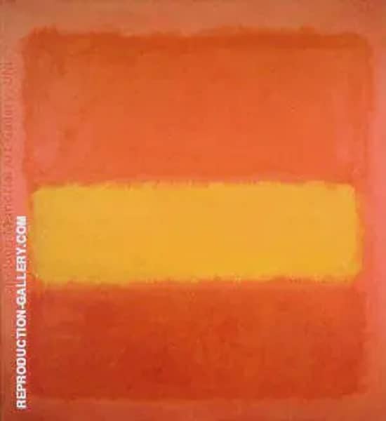 Yellow Band 1956 by Mark Rothko (Inspired By) | Oil Painting Reproduction