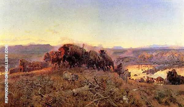 When the Land Belonged to God | Oil Painting Reproduction