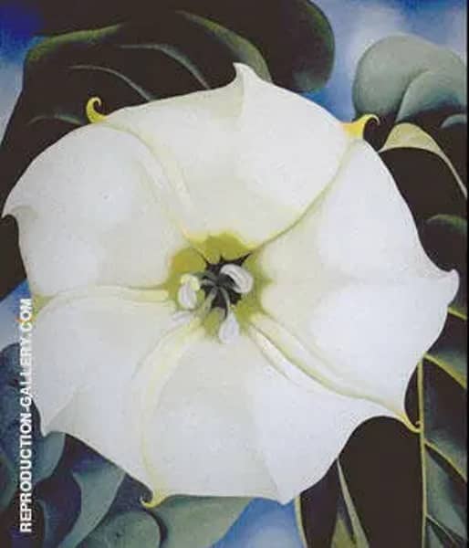 Single Jimson Weed 1932 by Georgia O'Keeffe | Oil Painting Reproduction