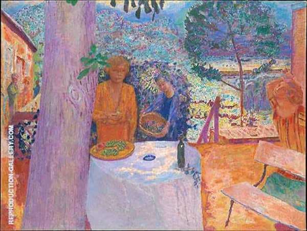 The Terrace at Vernonnet 1939 | Oil Painting Reproduction