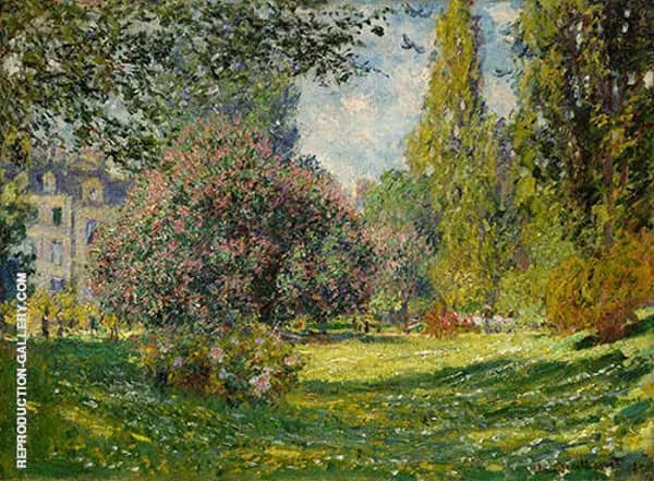 The Parc Monceau by Claude Monet | Oil Painting Reproduction